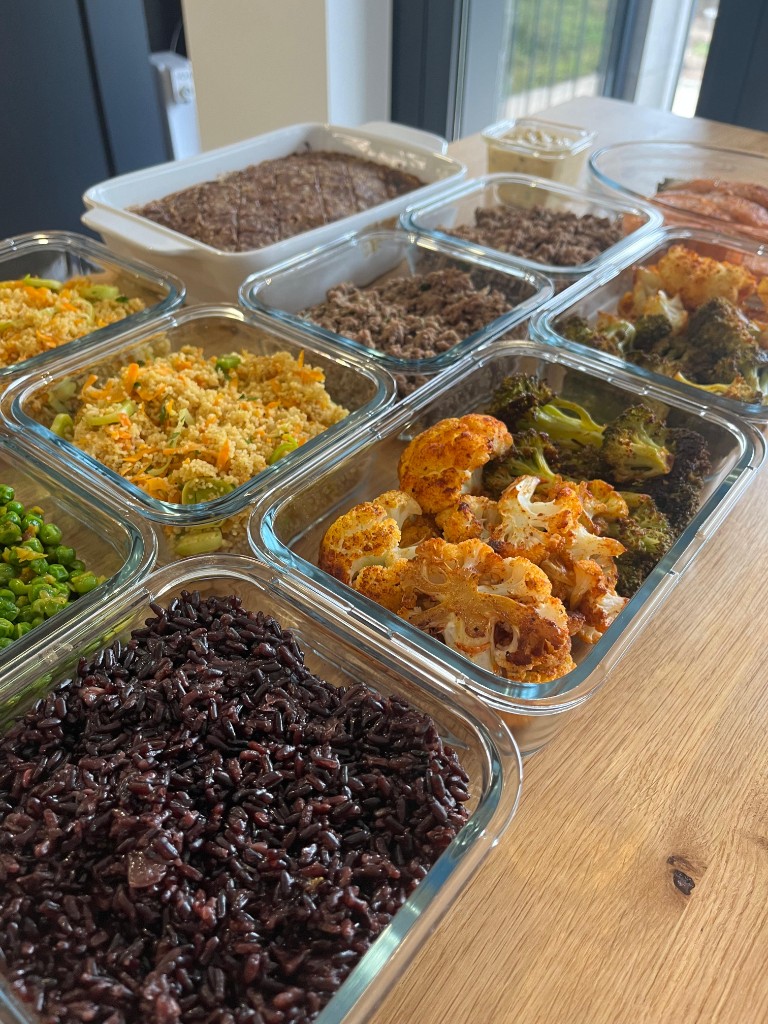 As marmitas da semana prontas